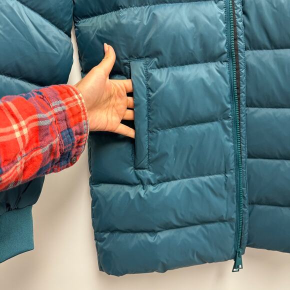 NWOT MPG Sport Down Puffer Parka Coat in Jade Sz XS - Picture 3 of 10